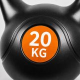 Kettlebell 20 kg plastový s cementovou výplňou