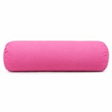 Bolster na jogu valec, ružový, 60 × 20 cm