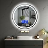 IREDA Kúpeľňové zrkadlo s osvetlením, 70 cm, reproduktor