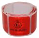 Samolepiaca páska reflexná 100 x 5 cm, delená, červená