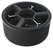 Stojan na vianočný stromček, 5 l, sivý