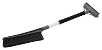 Škrabka s metlou 60 cm, sivá