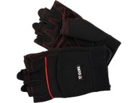 Bezprstové pracovné rukavice syntetická koža veľkosť 8