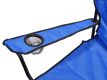 Kempingová skladacia stolička BARI - modrá