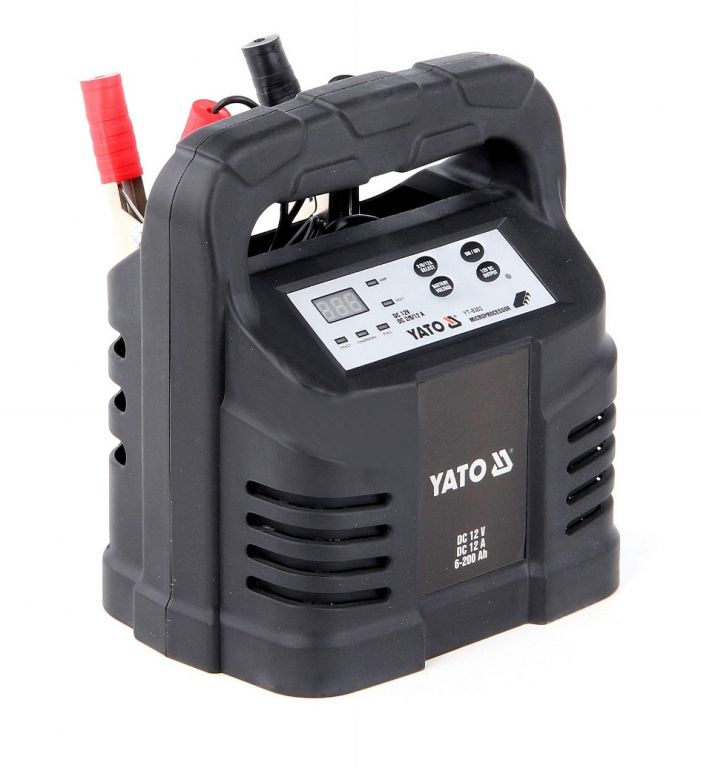 Obrázok YATO Nabíjačka 12A 12V procesor (YT-8302)