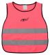 Výstražná  detská vesta S.O.R. - 53 cm, ružová