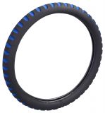 Poťah na volant SOFT - modro / čierný