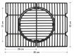 CATTARA liatinový rošt (ku grilu ROYAL CLASSIC 13040)