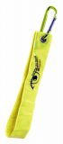Reflexný prívesok s karabínkou, žltý
