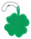 Reflexný prívesok štvorlístok, zelený