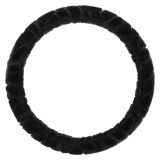 Poťah na volant Smooth - čierny