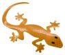 Samolepiaca dekorácia Gecko - žltá