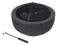 CATTARA Ohnisko LA PALMA sivé MgO, 60 x 40 cm