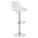 MIADOMODO Barová židle 2 ks, bez područky, biela