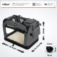 Leopet Prepravný box pre psov S 49,5 x 34,5 x 35 cm antracit