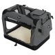 Leopet Prepravný box pre psov S 49,5 x 34,5 x 35 cm antracit