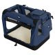 Leopet Prepravný box pre psov S, 49,5 x 34,5 x 35 cm, modrý