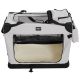 Leopet Prepravný box pre psov L, 70 x 52 x 52 cm, sivý