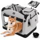 Leopet Prepravný box pre psov L, 70 x 52 x 52 cm, sivý
