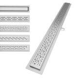 Aquamarin Sprchový podlahový žľab perforovaný, 80 cm