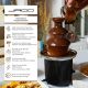 Čokoládová fontána 60 W, čierna