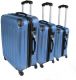 Sada cestovných kufrov 3-dielna, tvrdý plast, ľadovo modrá