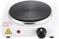 Elektrická varná platnička s jedným horákom, biela