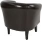 Kreslo Chesterfield, 58 x 71 x 70 cm, hnedé