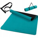 MOVIT Jóga podložka na cvičenie, 190 x 100 cm, petrolejová