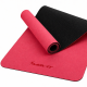 Fitness podložka na jogu 190 × 100 × 0,6 cm červená