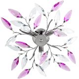 JAGO Stropné svetlo s dizajnom listov, A++, priemer 45 cm