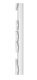 AQUAMARIN Vertikálny kúpeľňový radiátor 1200 x 600 mm, biela