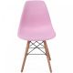 MIADOMODO sada 8 stoličiek s plastovým sedadlom, ružová