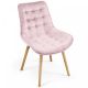 MIADOMODO sada prešívaných jedál. stoličiek, ružová, 2 ks