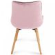 MIADOMODO sada prešívaných jedál. stoličiek, ružová, 4 ks