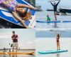 Physionics nafukovací paddleboard, 366 x 80 x 15 cm, modrý