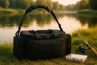 PHYSIONICS Taška pre rybárov, 56 x 31 x 30 cm, čierna