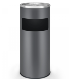 Odpadkový kôš s popolníkom, 30 l, antracit