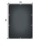 Ochranná plachta 2x3 m, PVC, antracit, UV a vodotesná