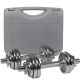 Činky ScSPORTS® - Sada 2 kusov, 15 kg, s puzdrom