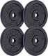Sada liatinových kotúčov 20 kg, 4x5 kg, priemer 30 mm