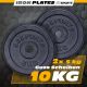 Sada závaží ScSPORTS® - 10 kg (2x5 kg), 30/31 mm, liatina