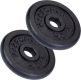 ScSPORTS Liatinové závažie 5 kg, súprava 2x2,5 kg, 30/31 mm