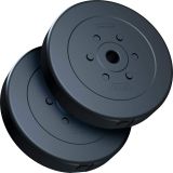 ScSPORTS Sada závaží 2x10 kg, plastové, priemer 30 mm