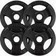 ScSPORTS Sada liatinových kotúčov 4x2,5 kg, priemer 30/31 mm