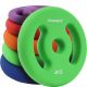 ScSPORTS Neoprénové kotúče 2x4 kg, zelené, 30/31 mm otvor