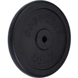 ScSPORTS Liatinový kotúč 30 kg, priemer 30/31 mm, čierny
