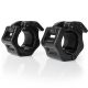 Rýchloupínacie uzávery na činku 30 mm, čierne, pár