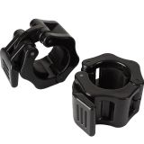 Rýchloupínacie uzávery na činku 30 mm, čierne, pár