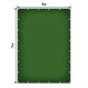 JAGO Plachta 650 g/m², hliníkové oká, zelená, 5 x 7 m